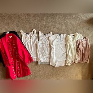 Women’s size small tops bundle (7 total) - lots of Express